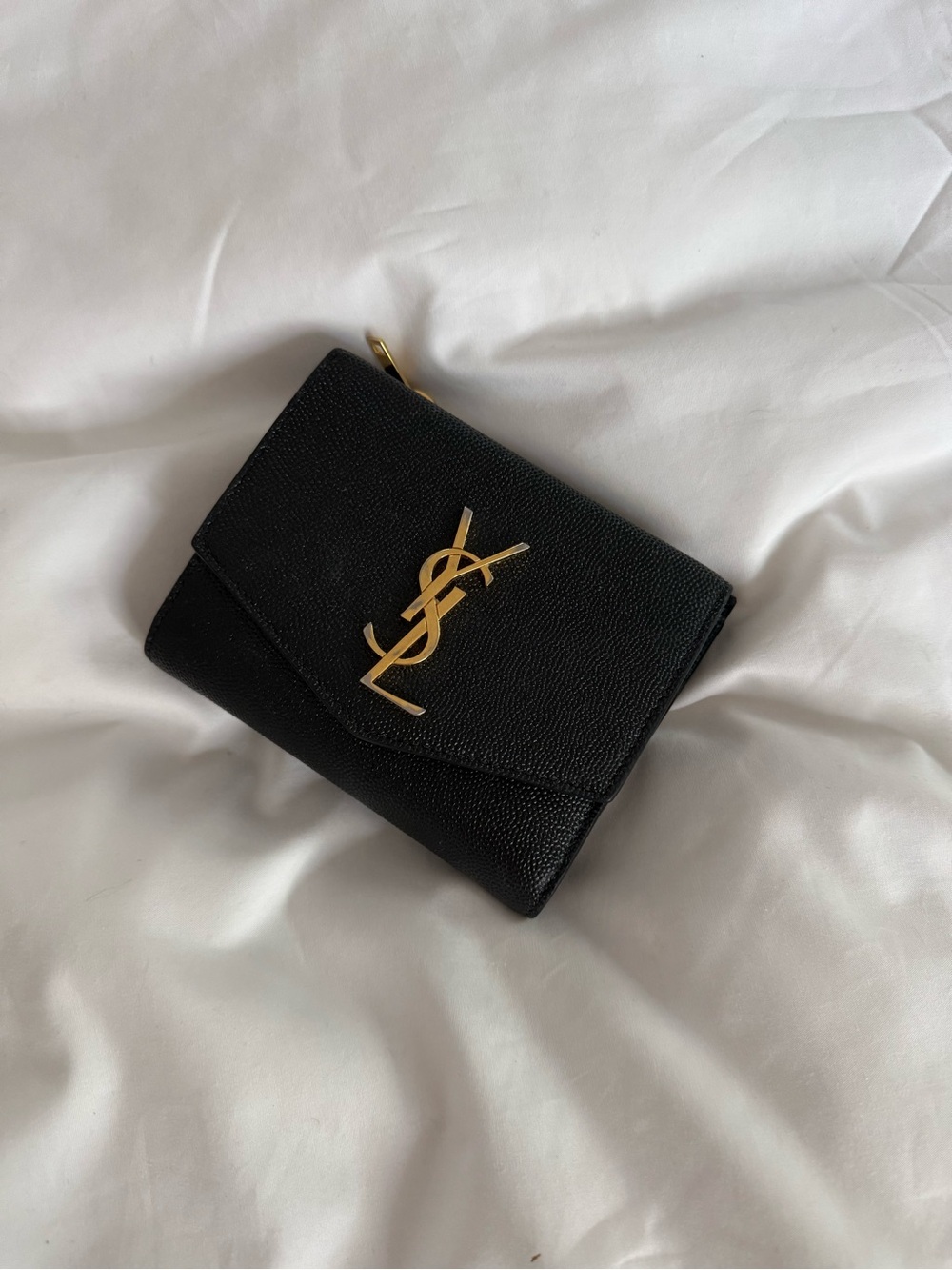 YSL Uptown Leather Compact Wallet - Picture 3 of 8